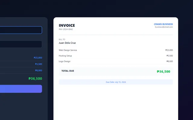 Invoicer dashboard